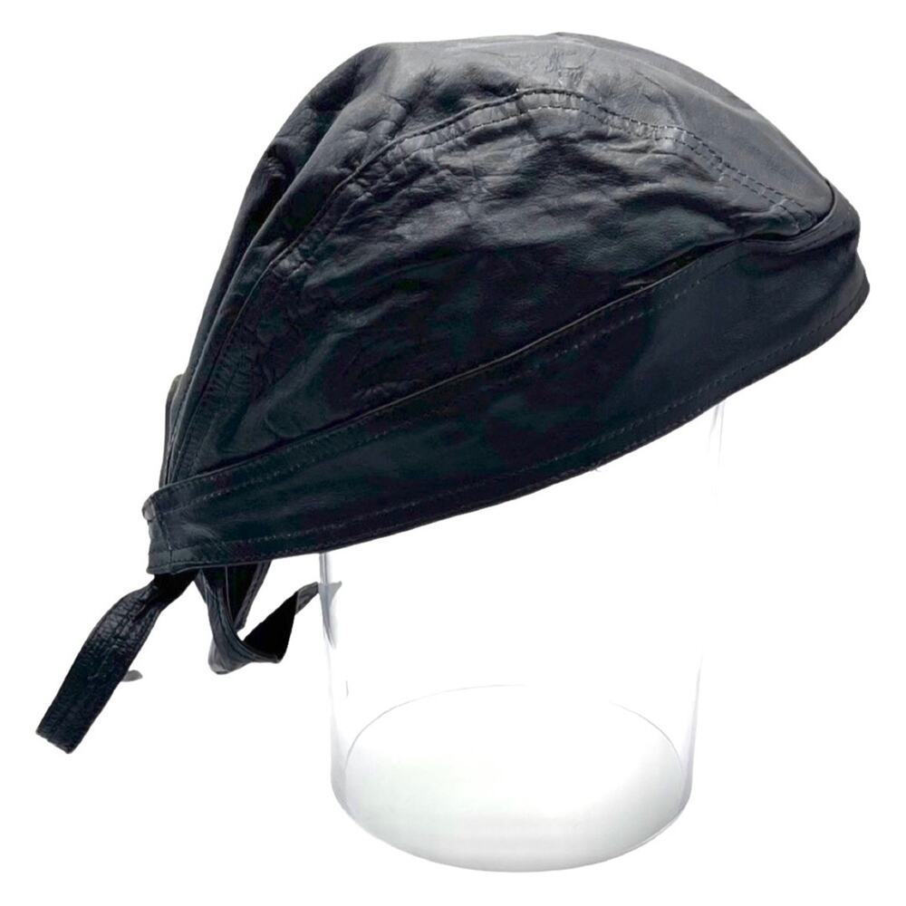 Leathers Medium Weight Leather Headwrap - men's / biker